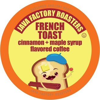 Java Factory Flavored Coffee Pods, Keurig K Cup 2.0 Brewer compatible, French Toast, 40 Count