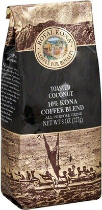 Royal Kona Toasted Coconut Medium Roast Ground Coffee - 8oz