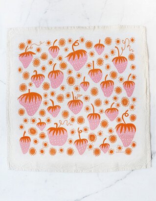 CALHOUN & CO. Strawberry Fields Tea Towel