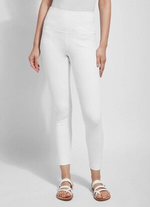 Denim Legging In White