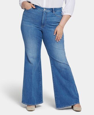 Plus Size Mia Palazzo Flared Jeans