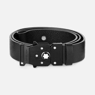 M Lock 4810 Buckle Grainy Black 35 Mm Leather Belt