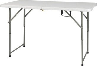 Karlhome 4ft Foldable Lift HDPE Picnic Office Banquet Table