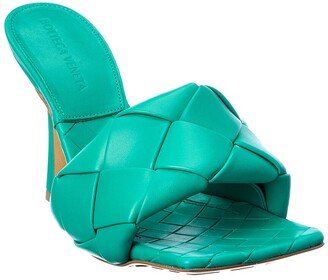 The Lido Intrecciato Leather Sandal-AE