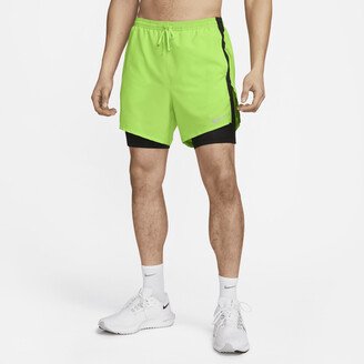 Men's Dri-FIT Run Division Stride Running Shorts in Green