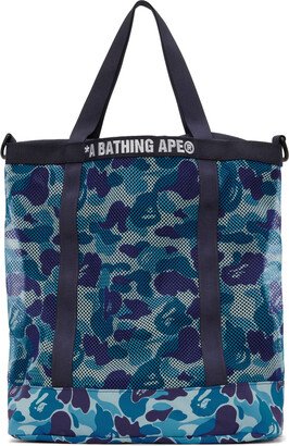 Blue ABC Camo Tote