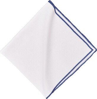 carol & frank Bree White With Navy Trim Napkin Set of 6