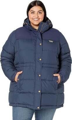 Plus Size Mountain Classic Down Parka (Nautical Navy) Women's Clothing