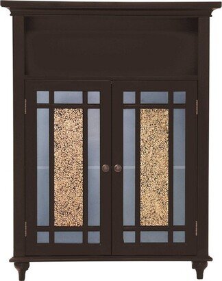 Teamson Home Windsor Double Door Floor Cabinet Dark Espresso Brown - Elegant Home Fashions