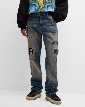 Men's Hockey Logo Relaxed Jeans