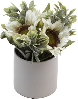 TJMAXX 9In Sunflowers In Round Vase