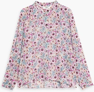 Maria floral-print cotton-voile blouse