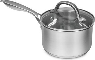 Sedona Pro Stainless Steel 1.5-Qt. Saucepan with Glass Lid