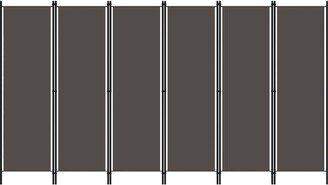 6-Panel Room Divider Anthracite 118.1x70.9