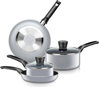 6Pc Grey Cookware Set