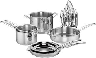 SmartNest Stainless Steel 11-Pc. Cookware Set