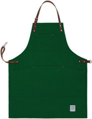 Risdon & Risdon Shropshire Green Canvas & Leather Original Apron