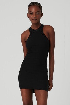 Seamless Open Air Racerback Dress in Black, Size: XS