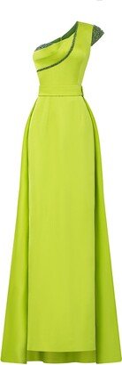 I.h.f Atelier One-Shoulder Dress With Asymmetrical Burst Pleats