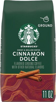 Light Roast Ground Coffee—Cinnamon Dolce Flavored Coffee—Naturally Flavored—100% Arabica 1 bag (11 oz)