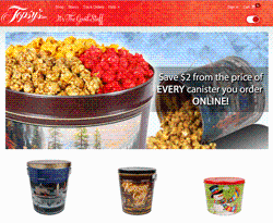 Topsy's Popcorn Promo Codes & Coupons