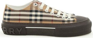 Vintage Checked Low-Top Sneakers-AA