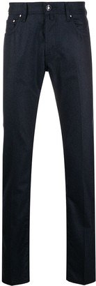 Skinny-Fit Wool-Blend Trousers