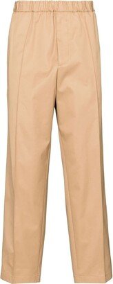 Straight-Leg Cropped Trousers-BB