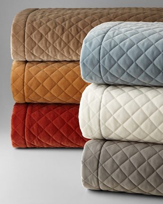 Elite Queen Quilted Velvet Coverlet