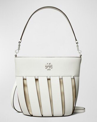 McGraw Striped Cutout Bucket Bag