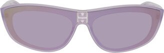 Purple Shield Sunglasses