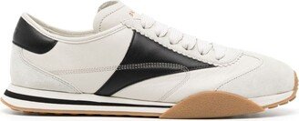 Low-Top Leather Sneakers-AF