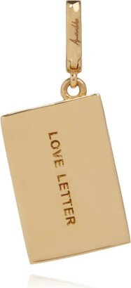 X The Vampire'S Wife Yellow Gold Love Letter Charm