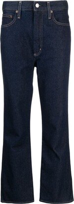 Whisper mid-rise flared jeans