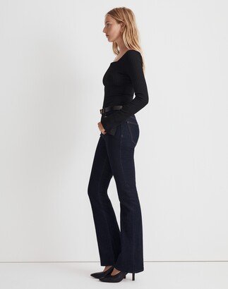 Skinny Flare Jeans in Rinse Wash