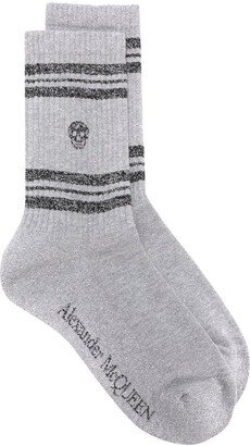 Queen Skull Logo Socks