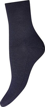 Cashmere Silk Socks (Black) Women's Crew Cut Socks Shoes