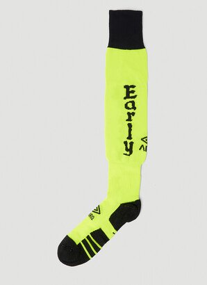 Aries x Umbro Early Modern Socks - Man Socks Yellow Eu 41 - 43