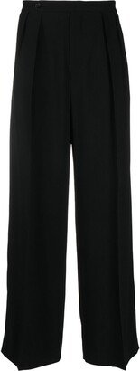 High-Waisted Wide-Leg Trousers-BG