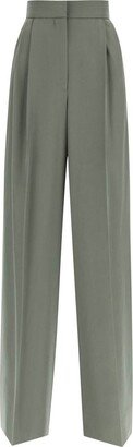 Wide-Leg Tailored Trousers-AS