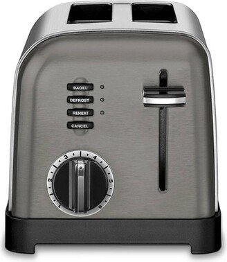 2-Slice Classic Toaster - Black Stainless Steel - CPT-160BKSP1