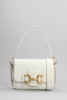 Shoulder Bag In White Leather