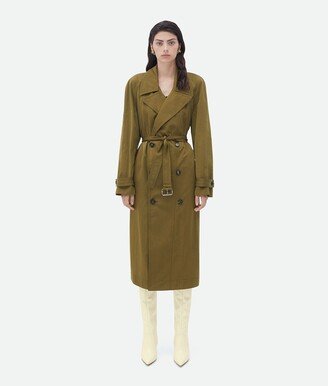 Packable Nylon Trench Coat-AA