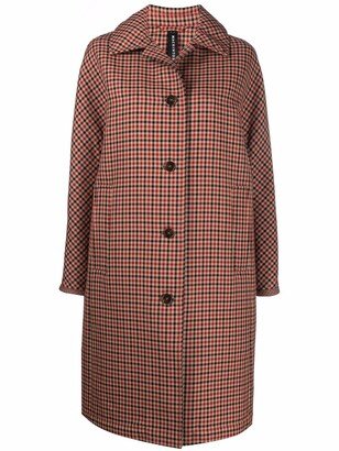 FAIRLIE shepard check overcoat