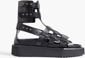 Turbo Cyclops Spartan leather platform sandals