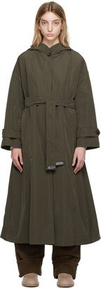 Khaki The Cube Belted Coat