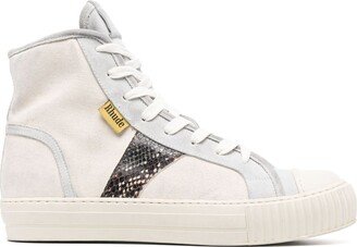 Bel Airs panelled high-top sneakers