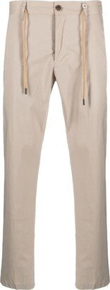 Drawstring-Waist Chino Trousers-AA