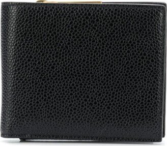 Billfold With Fold Out Coin Purse In Pebble Grain Leather