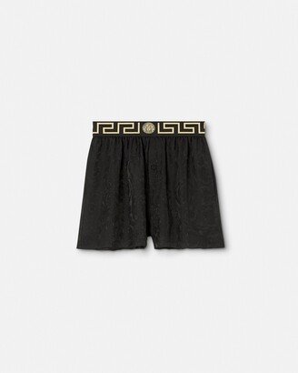 Versace Underwear e Beachwear Greca Border Barocco Pyjama Shorts